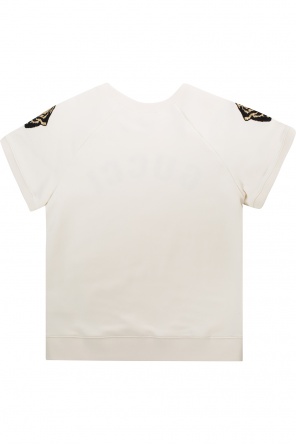 Tiger motif embroidered sweatshirt, zdjęcie 2 Tiger motif embroidered sweatshirt od Gucci Kids